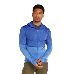 Icebreaker men's merino blend 200 realfleece descender long sleeve  men's XL